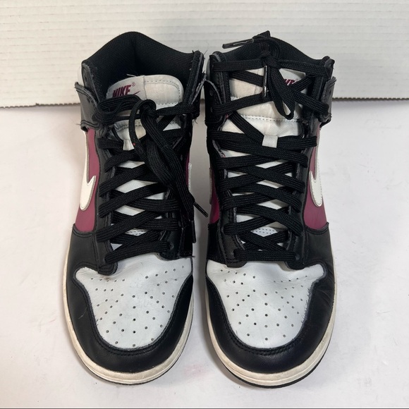 Nike WMNS Dunk High DD1869-005 Black Rosewood Pure Platinum Women's EUC Street - Picture 2 of 10